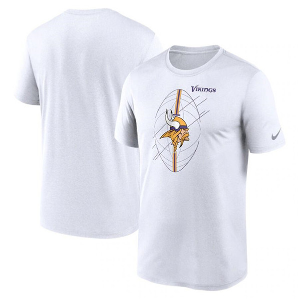 Men's Minnesota Vikings White Legend Icon Performance T-Shirt